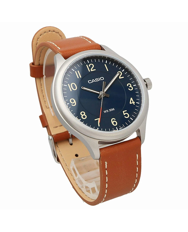 Часы Casio Collection MTP-B160L-2BVDF (MTP-B160L-2B) — сталь металл, Япония