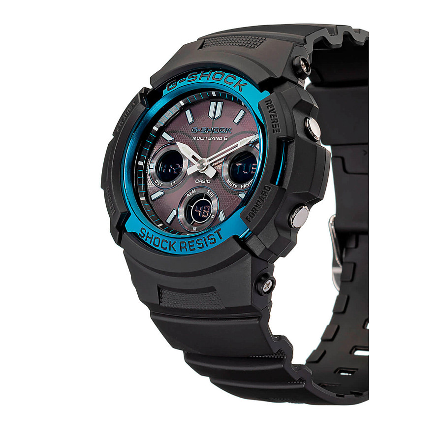 Часы Casio G-Shock AWG-M100A-1A — серый, пластик