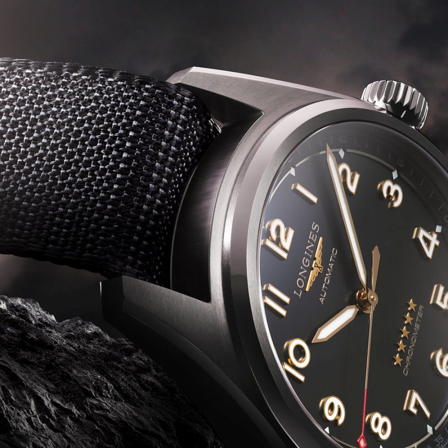 Часы Longines Spirit L3.810.1.53.2 — механические, Швейцария, мужские