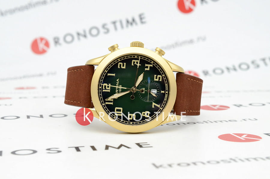Часы Certina DS Pilot C024.617.36.092.00 — кварцевые, сталь металл