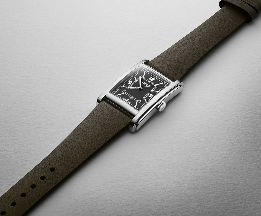 Часы Oris Rectangular 01 561 7783 4063-07 5 19 16 — металл сталь, Швейцария