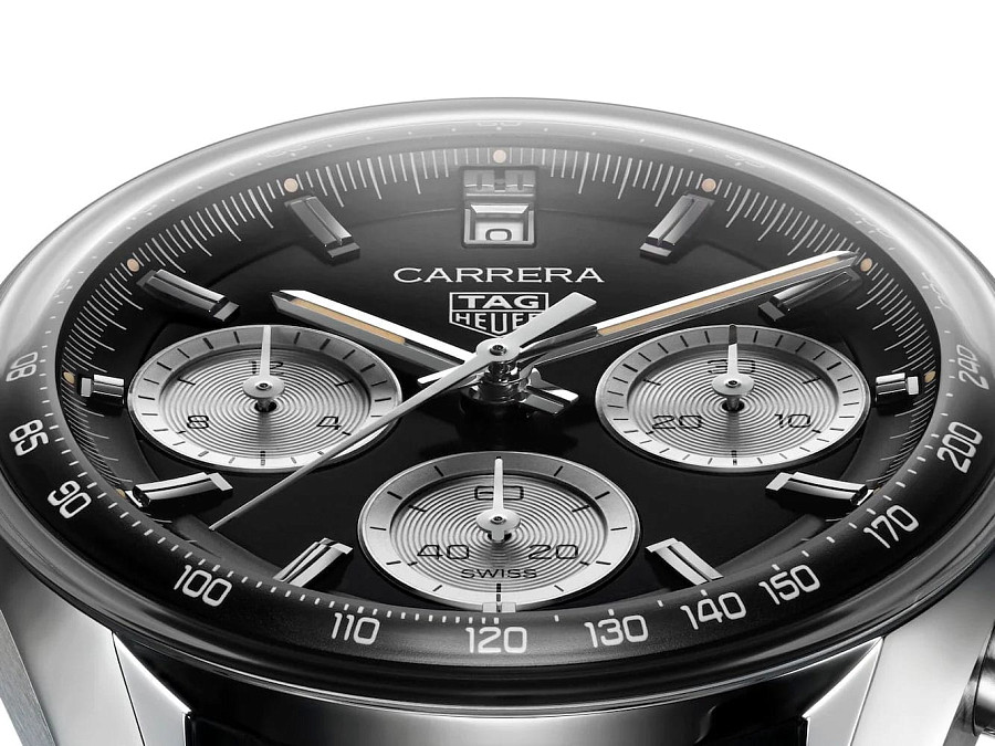 Часы TAG Heuer Carrera Chronograph CBS2210.FC6534 — кожаный, мужские