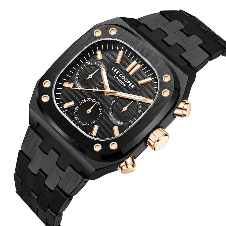 Часы Lee Cooper LC08023.650 — нержавеющая сталь с ip-покрытием, мужские