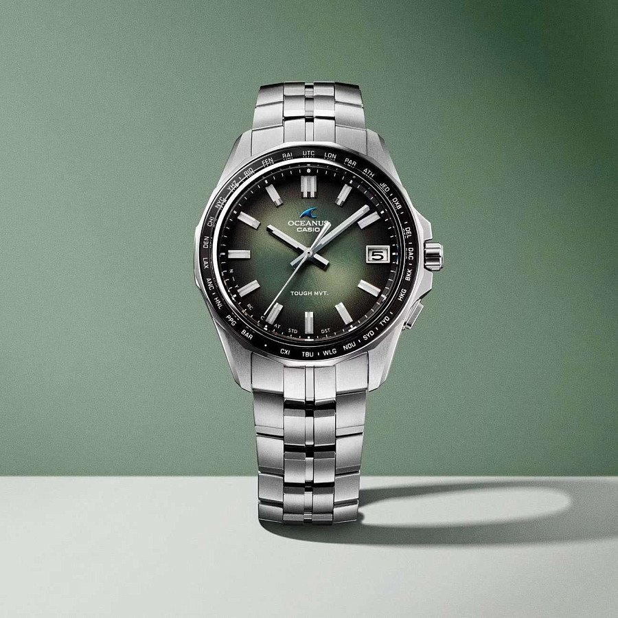Часы Casio Oceanus OCW-S400RA-3A — кварцевые, титан