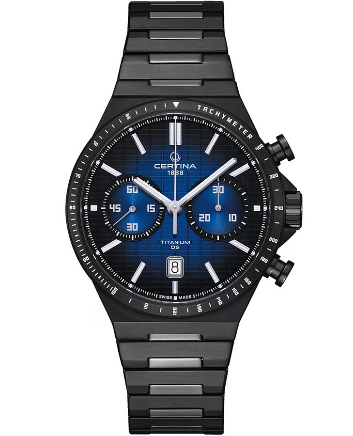 Часы Certina DS-7 Chrono Auto C043.427.44.041.00 — мужские, черный