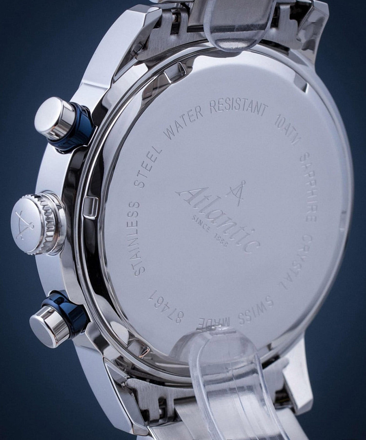 Часы Atlantic Seasport Chrono 87466.47.51 — Швейцария, кварцевые