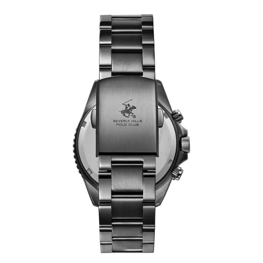 Часы Beverly Hills Polo Club BP3721X.070 — нержавеющая сталь с pvd-покрытием, мужские