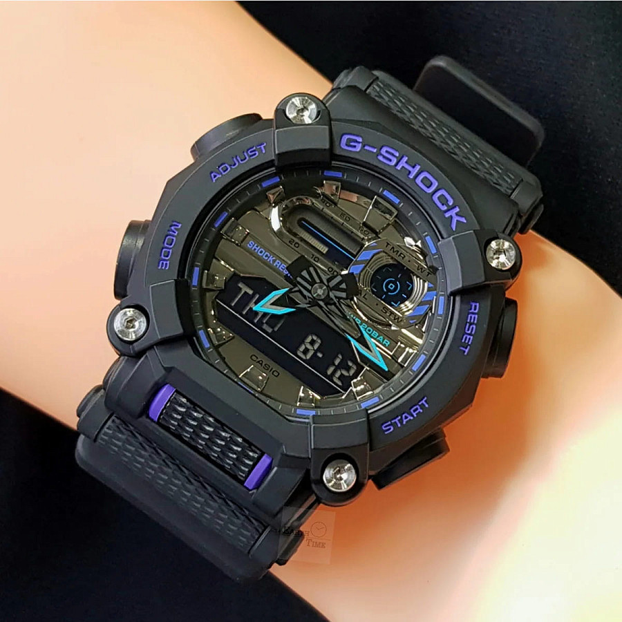 Часы Casio G-Shock GA-900AS-1A — электронные, пластик