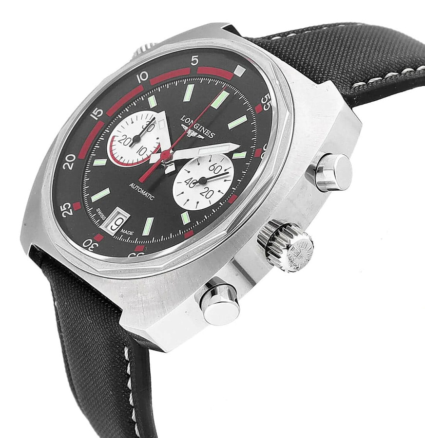 Часы Longines Heritage Diver L2.796.4.52.0 — механические, металл сталь
