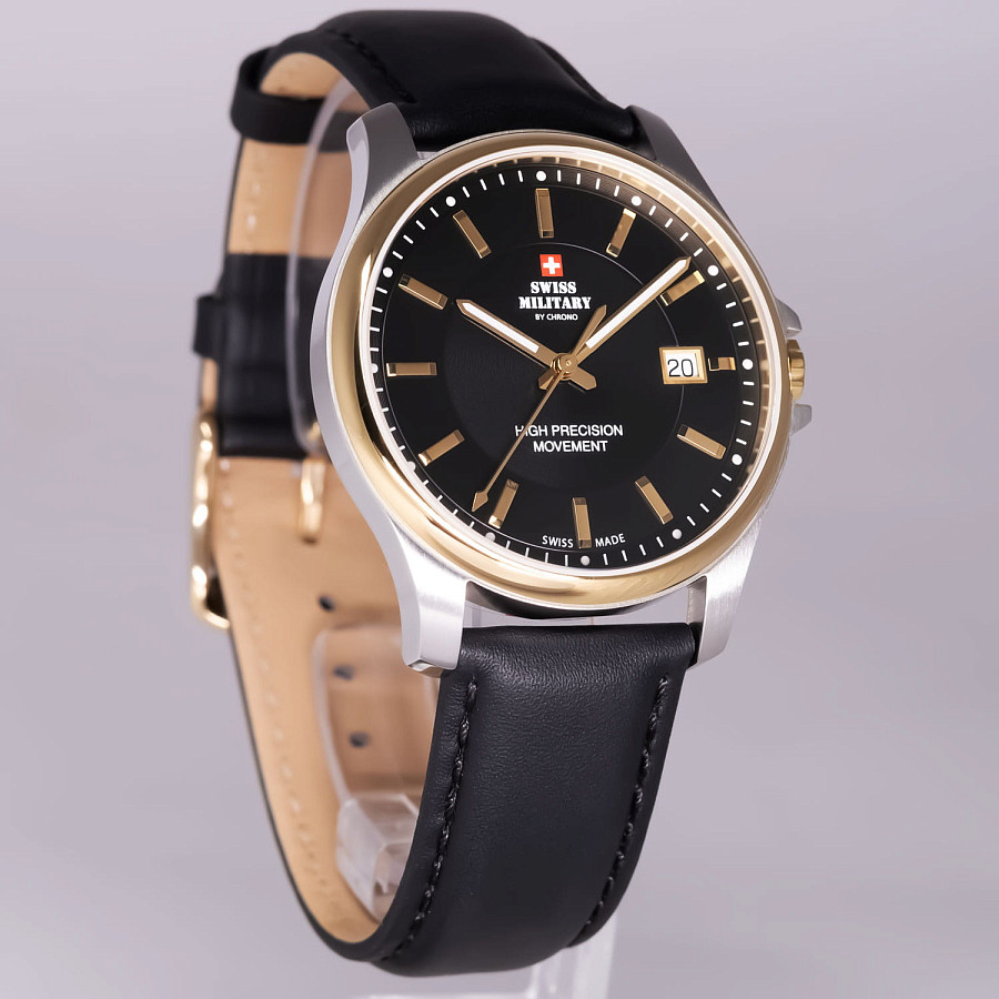 Часы Swiss Military by Chrono SM30200.13 — кварцевые, сталь металл