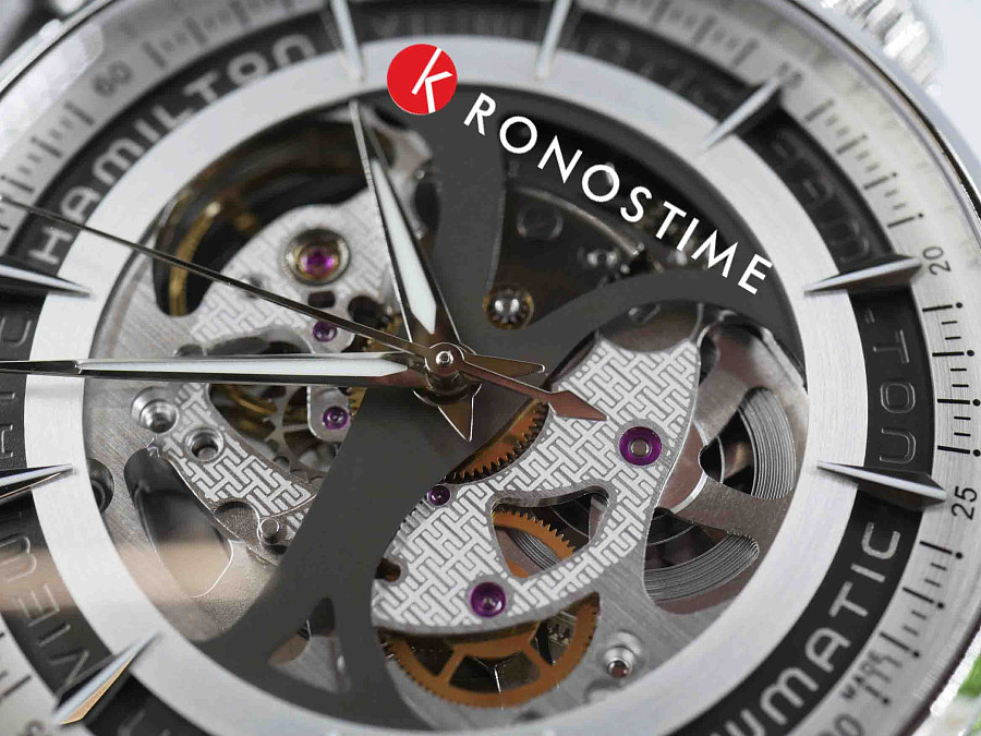 Часы Hamilton Jazzmaster Viewmatic Skeleton Gent Auto H42555151 — артикул H42555151
