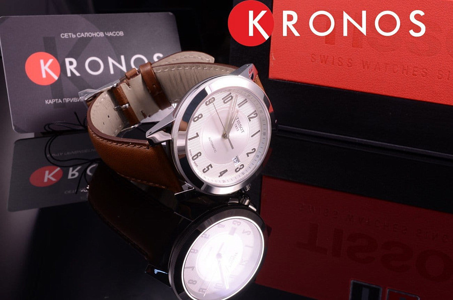 Часы Tissot Gentleman Swissmatic T098.407.16.032.00 — кожаный, мужские