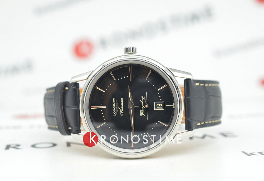 Часы Longines Heritage L4.795.4.58.0 — механические, металл сталь