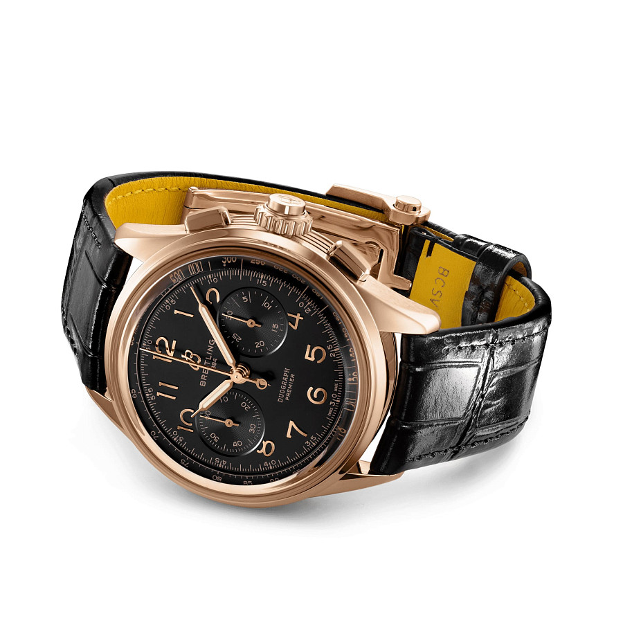 Часы Breitling Premier B15 Duograph 42 RB1510251B1P1 — сталь металл золото, Швейцария