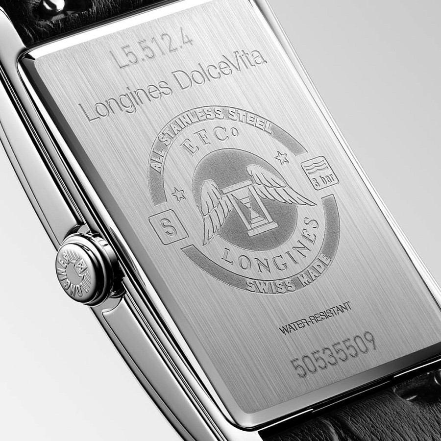 Часы Longines DolceVita L5.512.4.50.2 — женские, черный