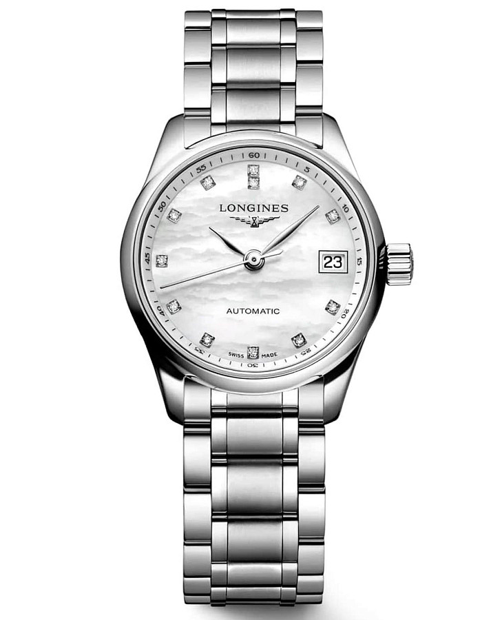 Часы Longines Master Collection L2.128.4.87.6 — женские, перламутровый