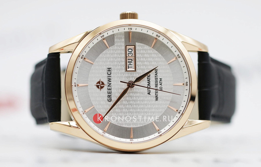 Часы Greenwich Good Luck Classic GW 074.41.33 — кожаный, мужские