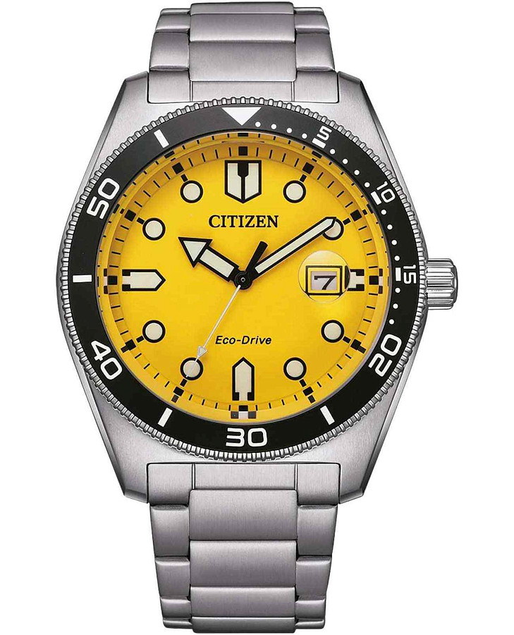 Часы Citizen Eco-Drive AW1760-81Z — мужские, желтый
