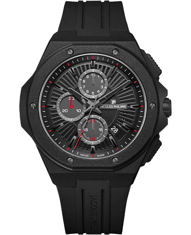 Часы Jacques Philippe Militia JPQGC514411 — мужские, черный