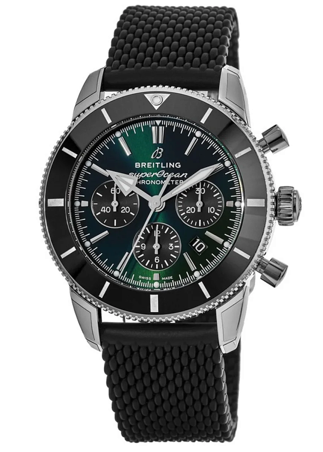 Часы Breitling Superocean Heritage B01 Chronograph 44 Limited Edition AB01621A1L1S1 — сталь металл, Швейцария