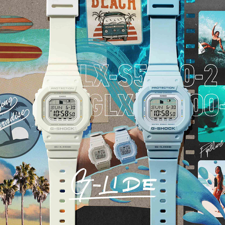 Часы Casio G-Shock GLX-S5600-2DR (GLX-S5600-2) — пластик, Япония