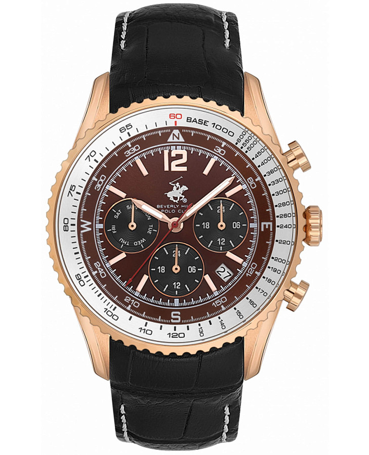 Часы Beverly Hills Polo Club BP3723X.442 — мужские, коричневый