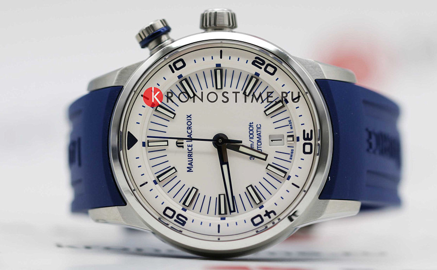 Часы Maurice Lacroix Pontos s diver PT6248-SS00L-130-4 — каучук, мужские