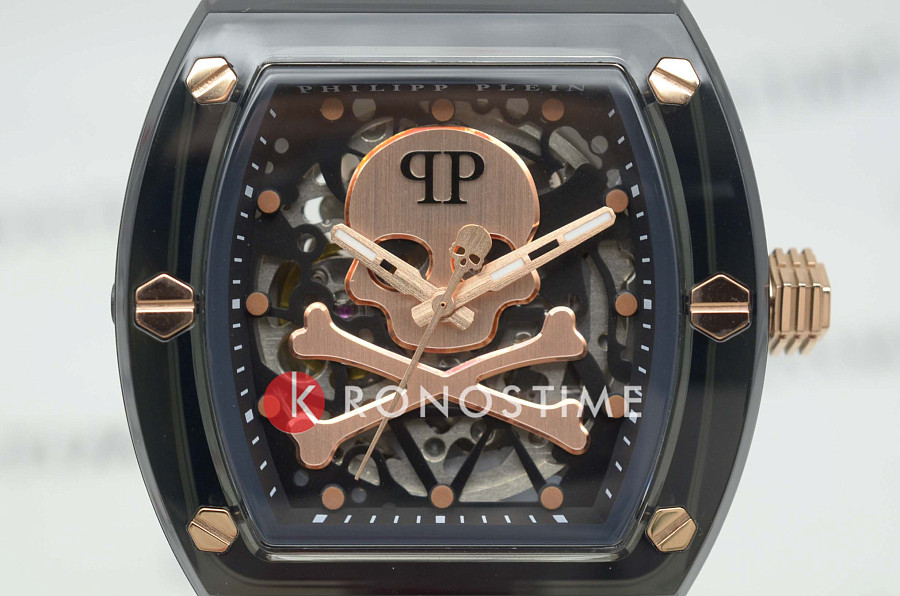 Часы Philipp Plein $keleton Crystal PWPTA0424 — механические, пластик