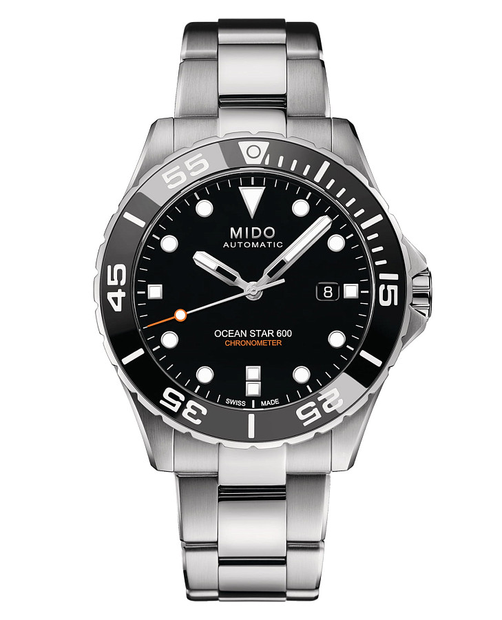Часы Mido Ocean Star 600 Chronometer M026.608.11.051.00 — мужские, черный