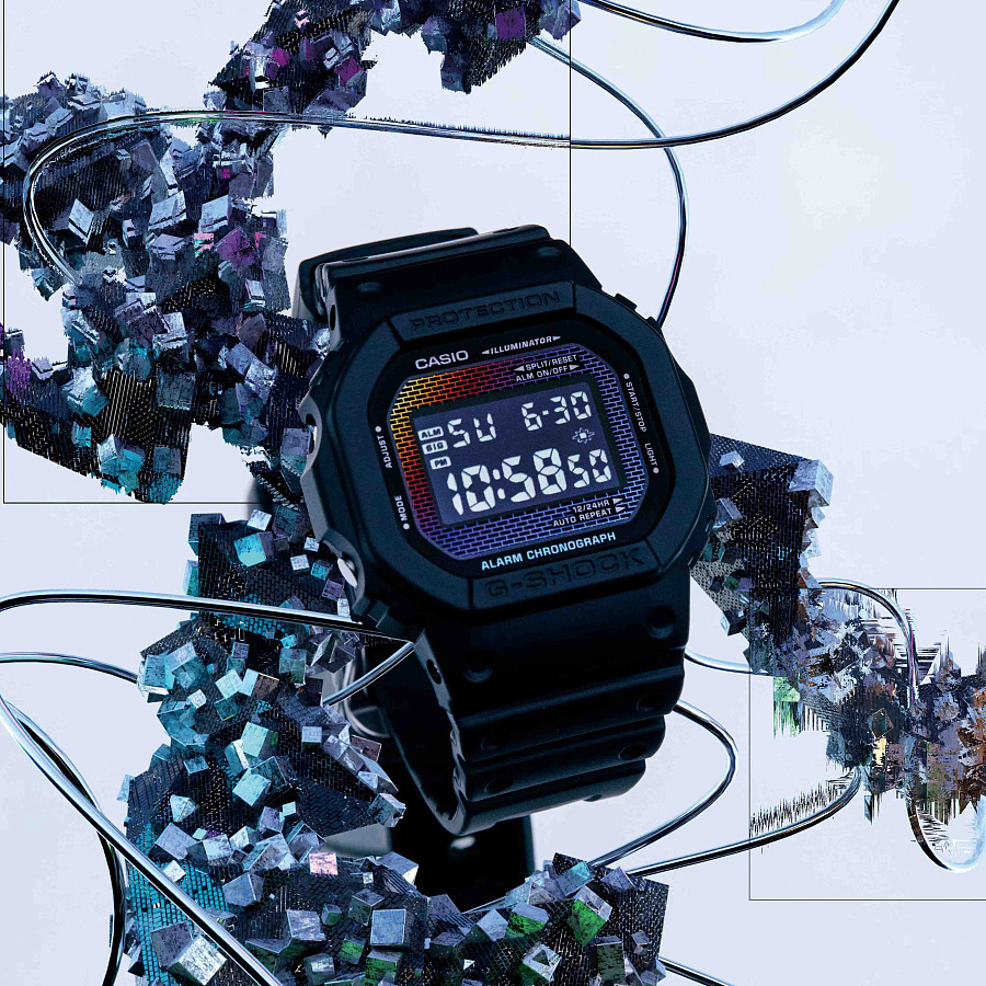 Часы Casio G-Shock DW-5600RW-1 — пластик, мужские