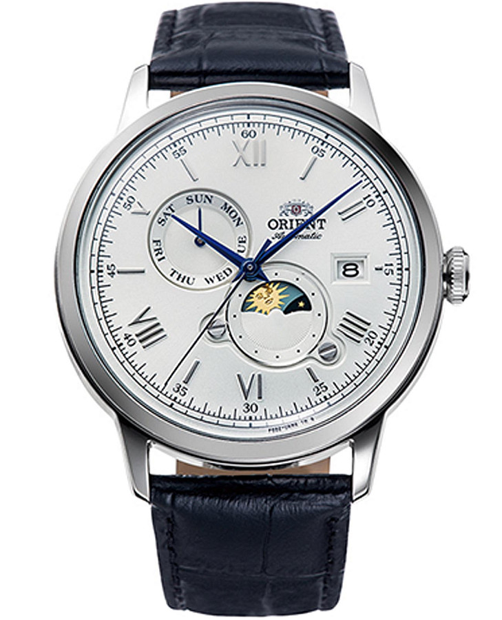 Часы Orient Sun & Moon RA-AK0802S (RN-AK0802S) — мужские, белый
