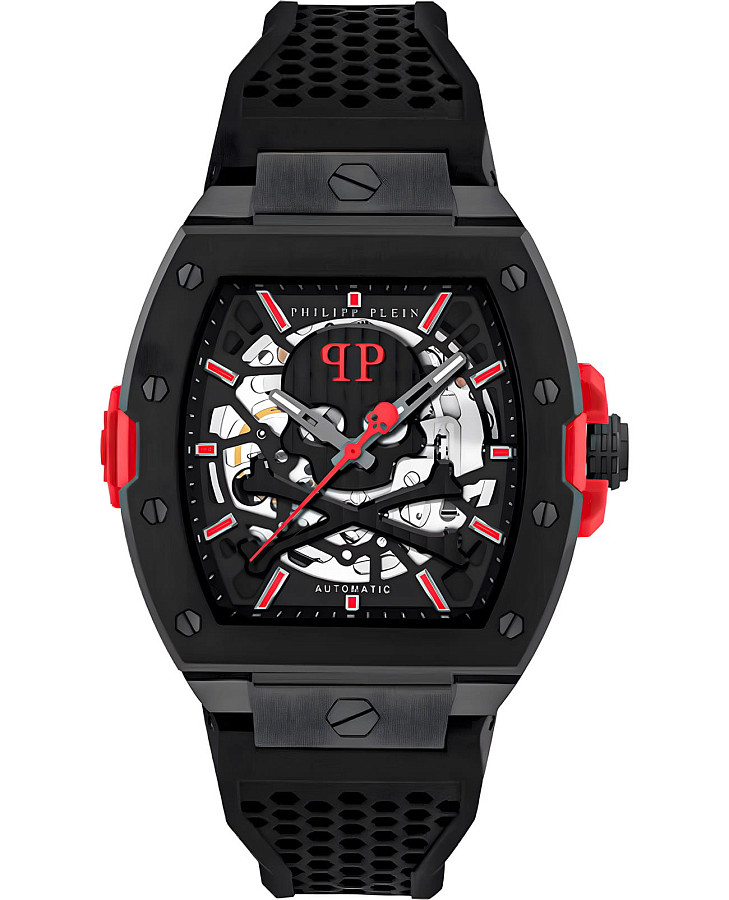 Часы Philipp Plein The Skeleton PWJFA1626 — мужские, черный
