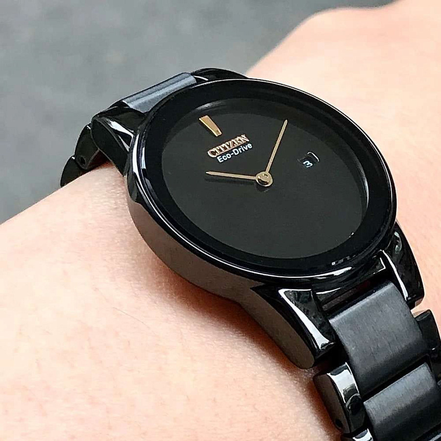Часы Citizen Eco-Drive GA1055-57F — нержавеющая сталь с pvd-покрытием, женские