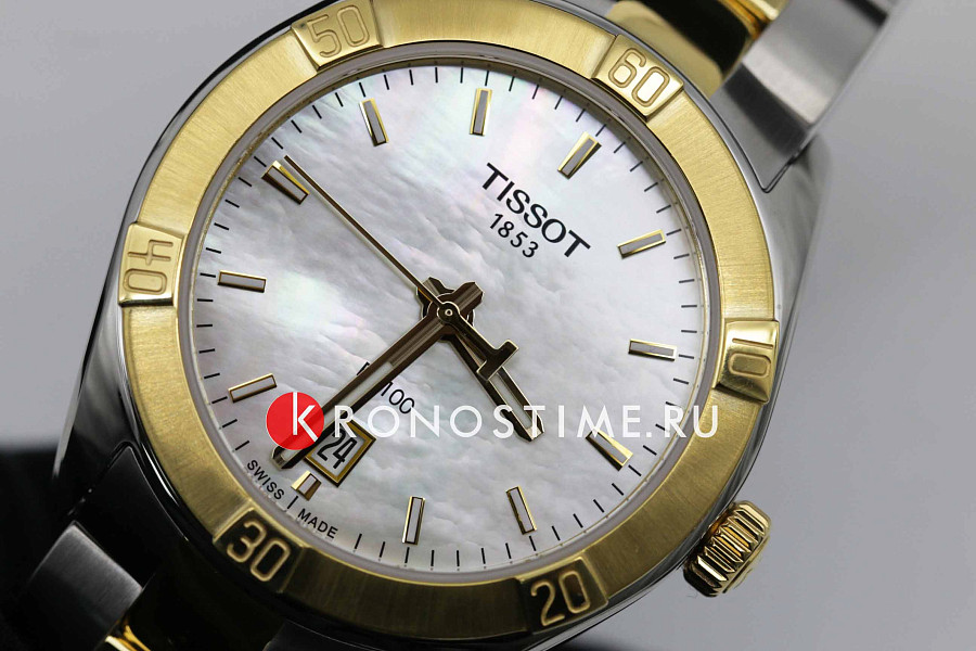 Часы Tissot PR 100 Sport Chic T101.910.22.111.00 — кварцевые, Швейцария, женские