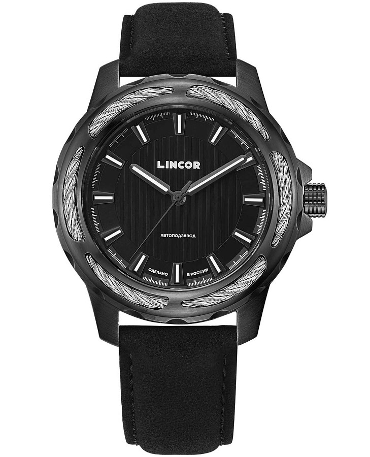 Часы Lincor Uni 4110L-4 — мужские, черный