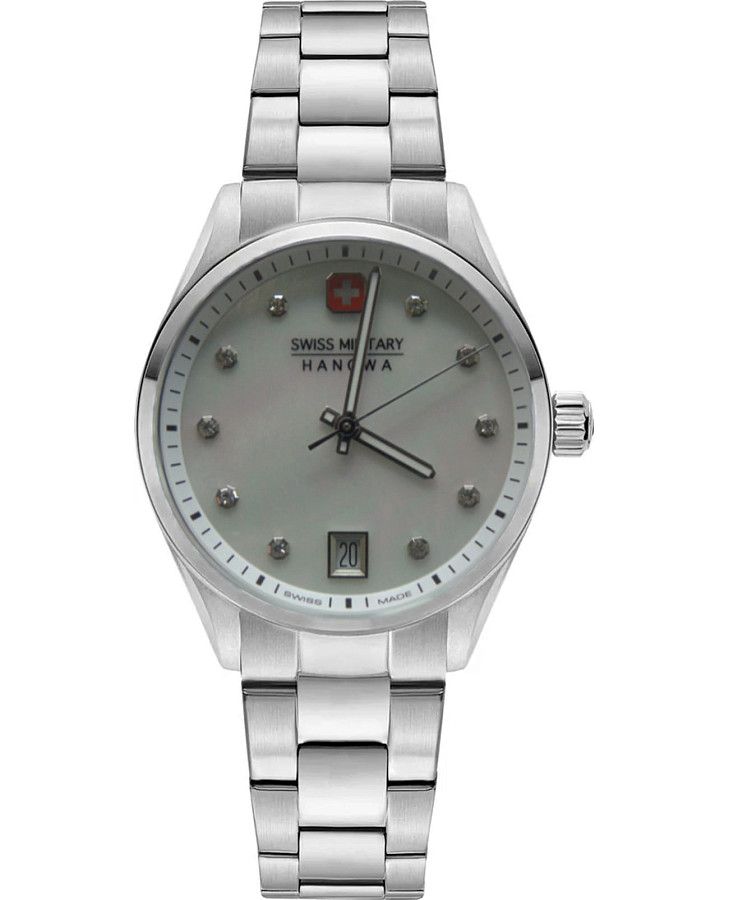 Часы Swiss Military Hanowa Sparkle Lady SMWLH0005001 — женские, зеленый