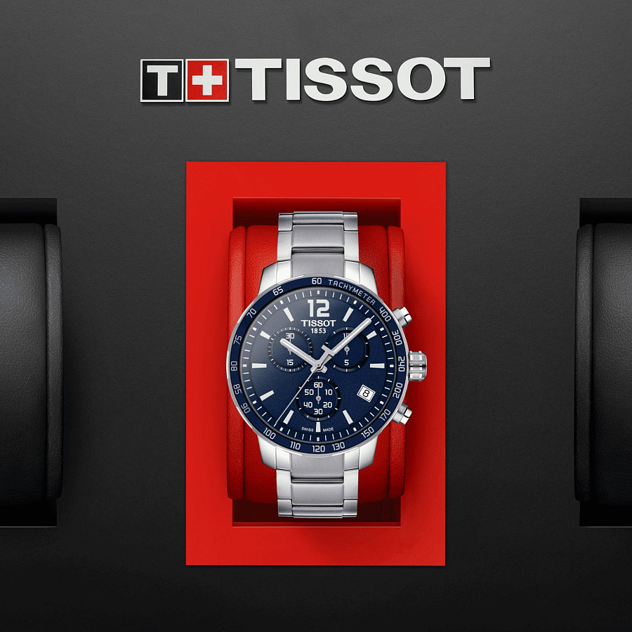 Часы Tissot T-Sport Quickster T095.417.11.047.00 — сталь металл, Швейцария