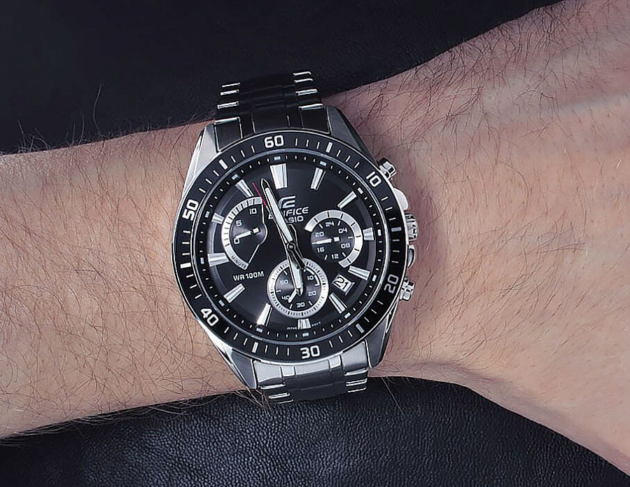 Часы Casio Edifice EFR-552D-1AVUDF (EFR-552D-1A) — металл сталь, нержавеющая сталь