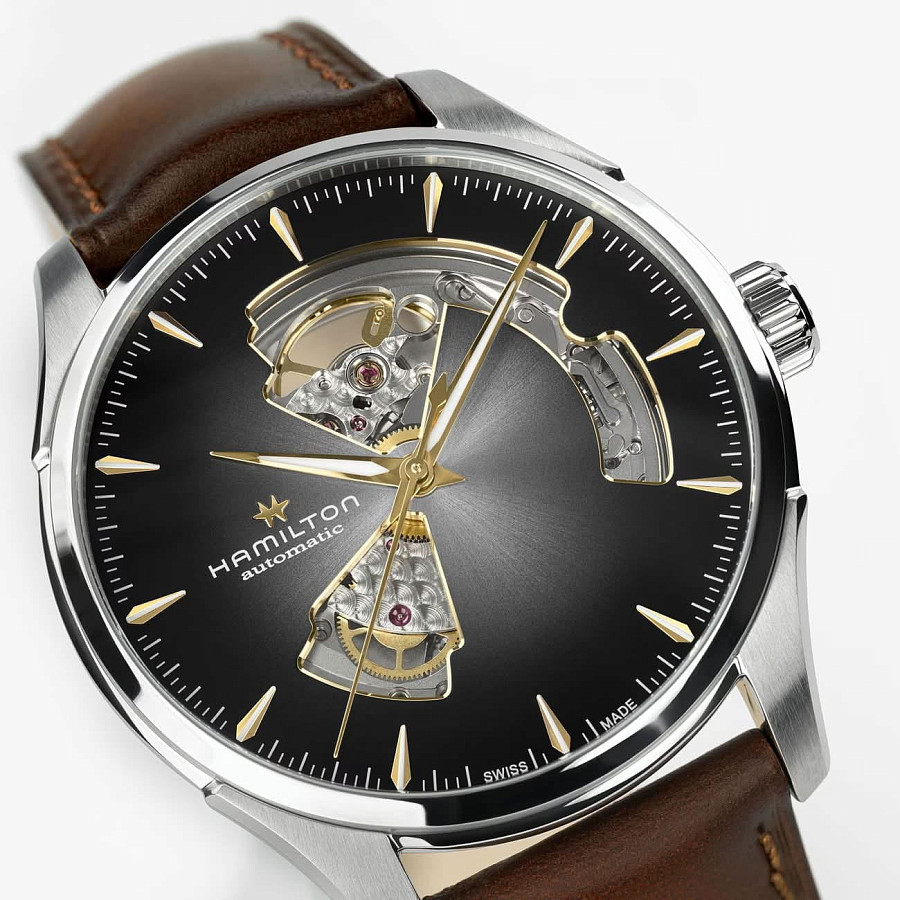 Часы Hamilton Jazzmaster Open Heart Auto H32675581 — сталь металл, Швейцария