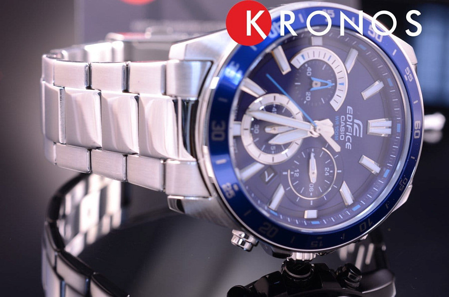 Часы Casio Edifice EFV-570D-2AVUDF (EFV-570D-2A) — мужские, нержавеющая сталь