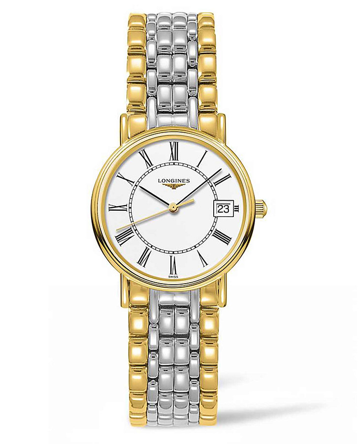 Часы Longines Presence L4.320.2.11.7 — женские, белый