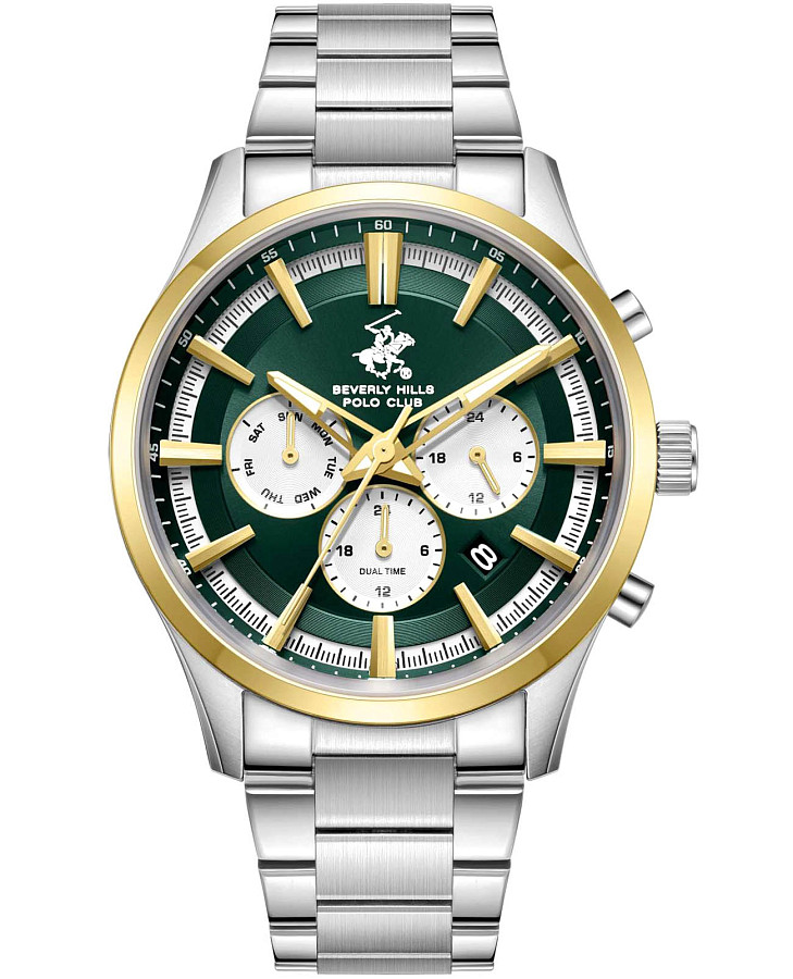 Часы Beverly Hills Polo Club BP3779X.270 — мужские, зеленый
