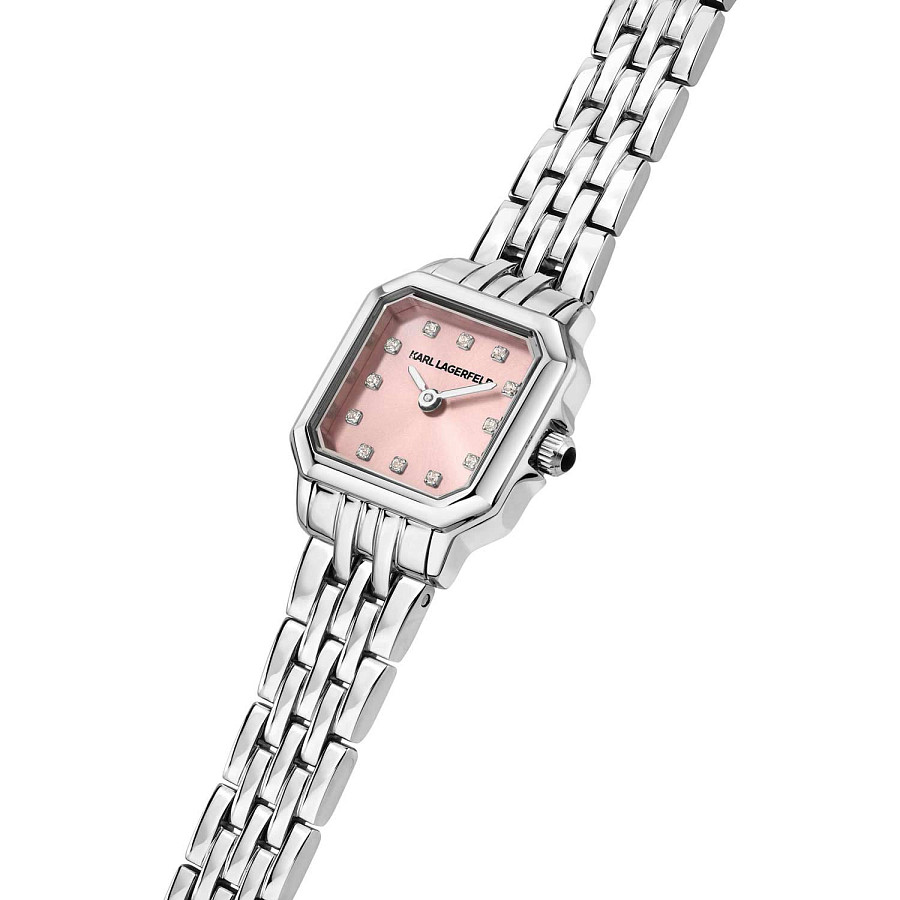 Часы Karl Lagerfeld Icon Square Mini R0553111507 — кварцевые, сталь металл