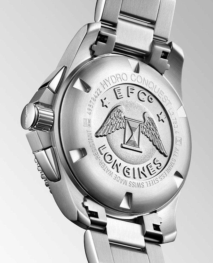 Часы Longines HydroConquest L3.783.4.76.6 — металл сталь керамика, Швейцария