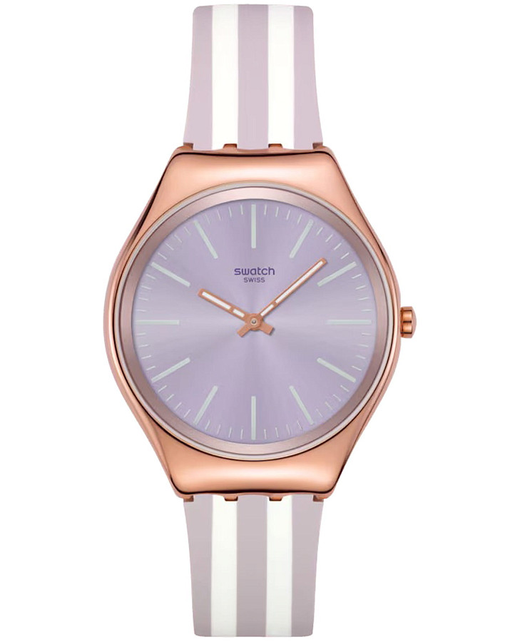 Часы Swatch Simply Beachy SYXG130 — женские, фиолетовый