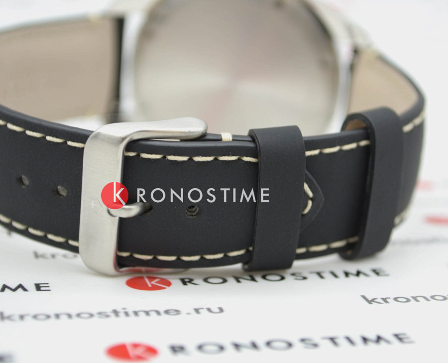 Часы Victorinox Fieldforce GMT 241895 — черный, металл сталь