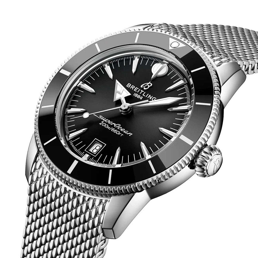 Часы Breitling Superocean Heritage B31 Automatic 42 AB3111241B1A1 — механические, сталь металл