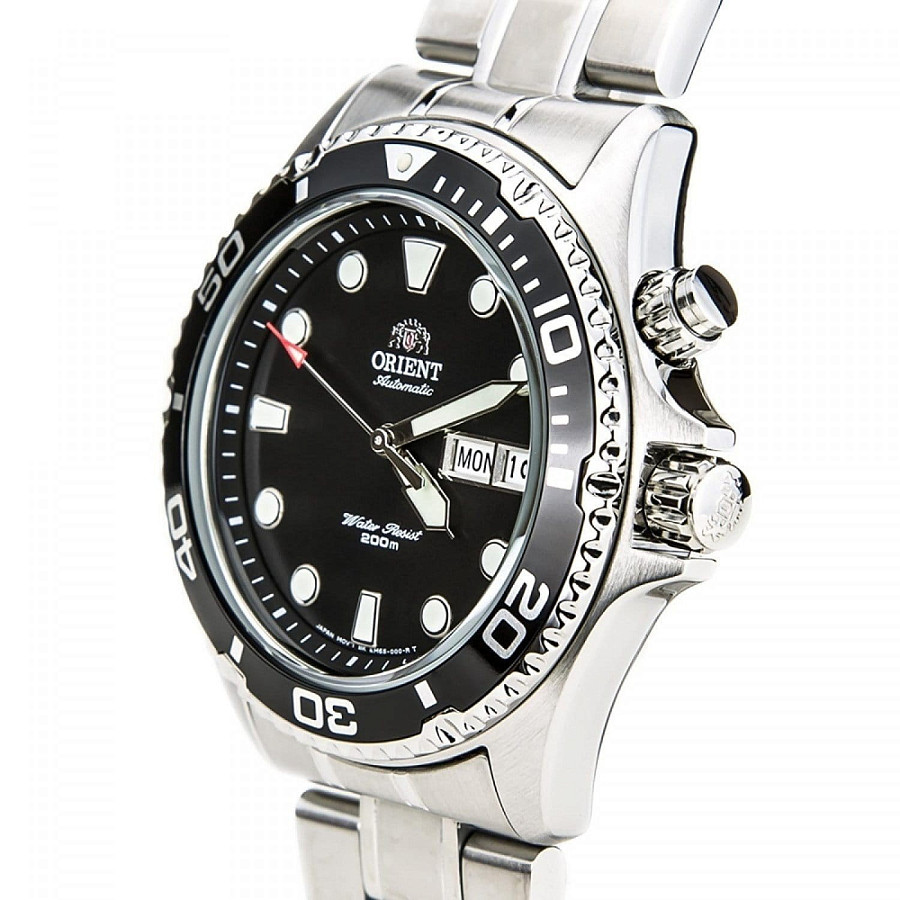 Часы Orient Diving Sports Automatic AA02001B — мужские, нержавеющая сталь