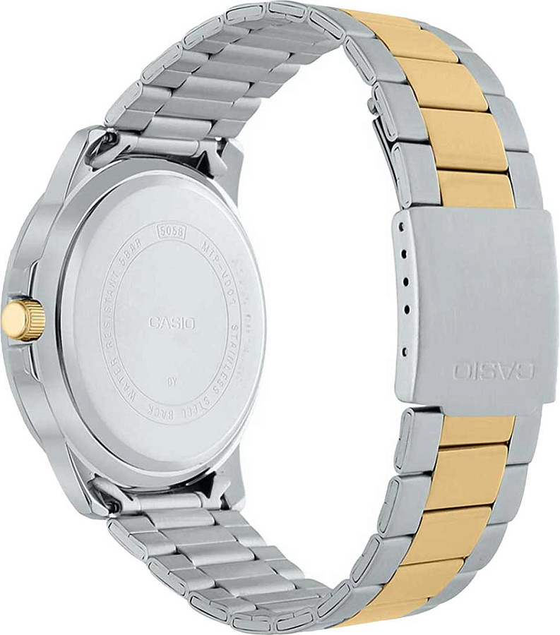 Часы Casio Collection MTP-VD01SG-1BVUDF (MTP-VD01SG-1B) — кварцевые, металл сталь
