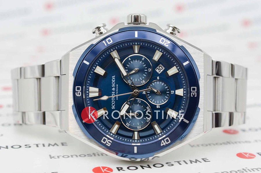 Часы Scotch&Soda SSM.118C — кварцевые, металл сталь